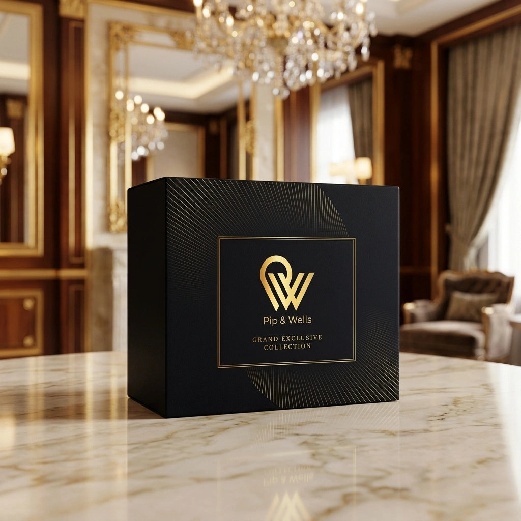 Pudełko upominkowe kolekcji Grand Exclusive Pip & Wells w eleganckim wnętrzu