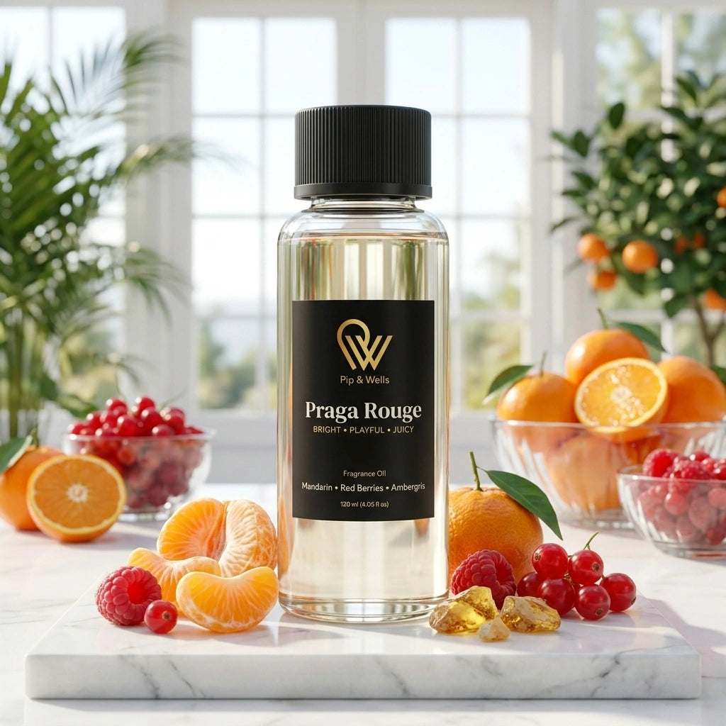 Olej zapachowy hotelowy Praga Rouge 120 ml - Pip & Wells